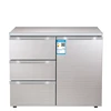 Refrigerator Household Horizontal Kitchen Embedded Three-Drawer Side-By-Door Direct Cooling Refrigerator Freezer 5