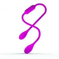 Liebe 12 Geschwindigkeit biegbare Doppelkopf Vibratoren g Punkt Dildo Vibrator für Frauen weibliche Höschen Sexspielzeug für Erwachsene 5