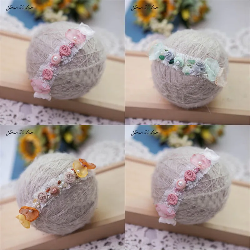 

Children photography hair band 0-3 year Newborn baby studio props hair accessories head flower headband