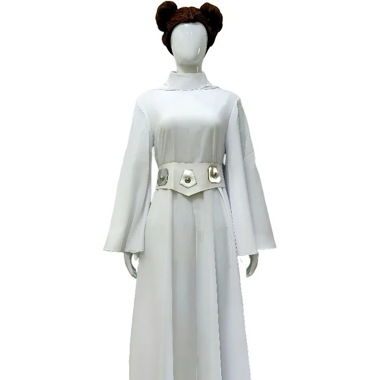 Princess Leia Costume Disguise Women Halloween Carnival Suit Clothing