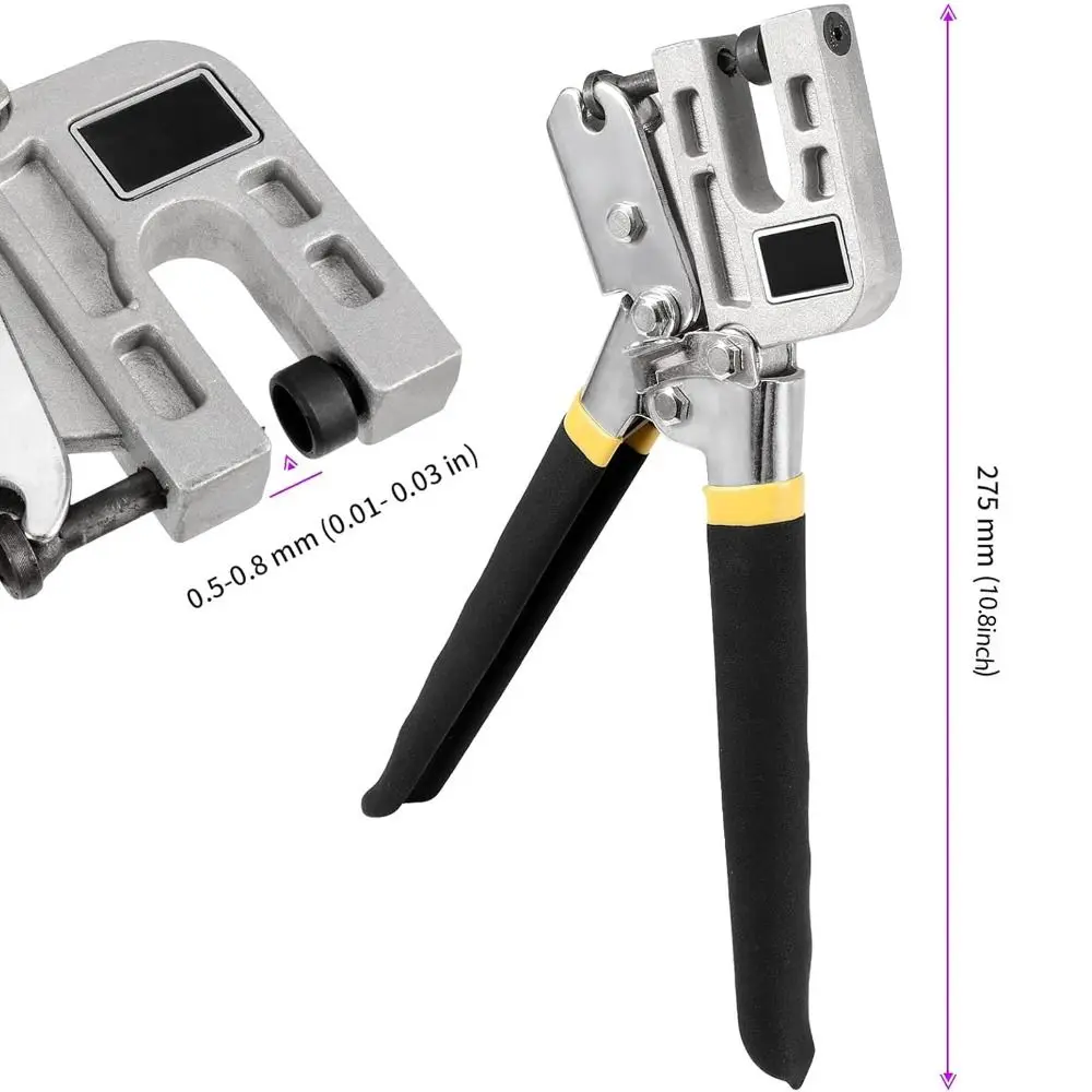 Alloy Steel Keel Pliers Professional Single-handed Rivet-free Pliers Labor-saving 10-inch Punching Pliers Ceiling