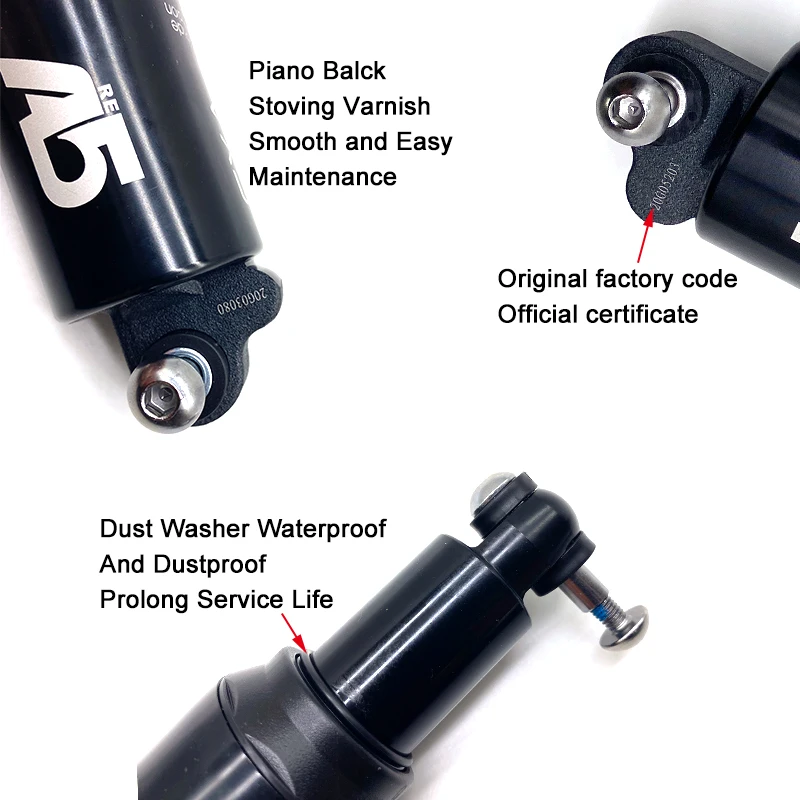 KS A5 RE RR1 Air Rear Absorber Shock MTB Bicycle Double Single EXA Form Mountain Bike 100 125 150 165 190 MM For Scooter bike suspension shock absorber