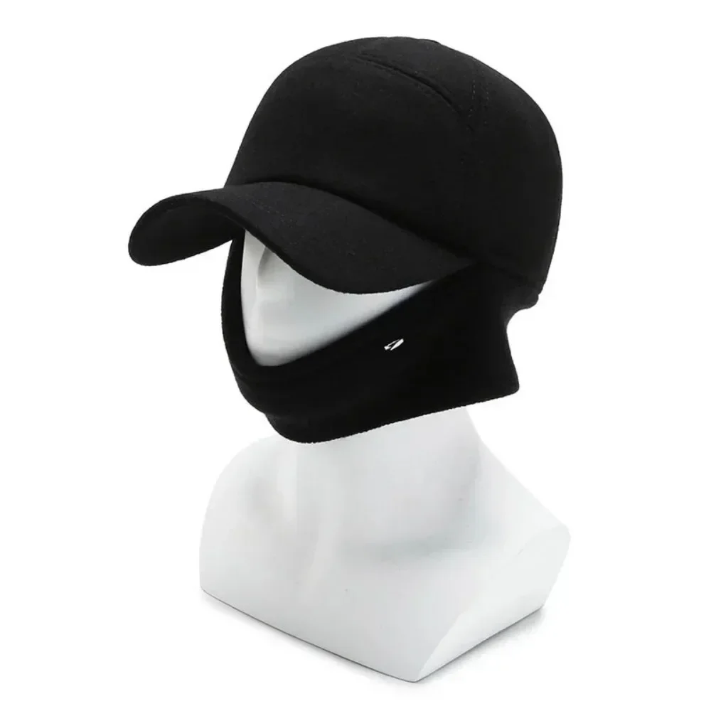 Winter Men Warm Hat Thick Baseball Caps for Men Earmuffs Hats Dad Hat Outdoor Windproof New Casual Sports Hat Snapback Cap