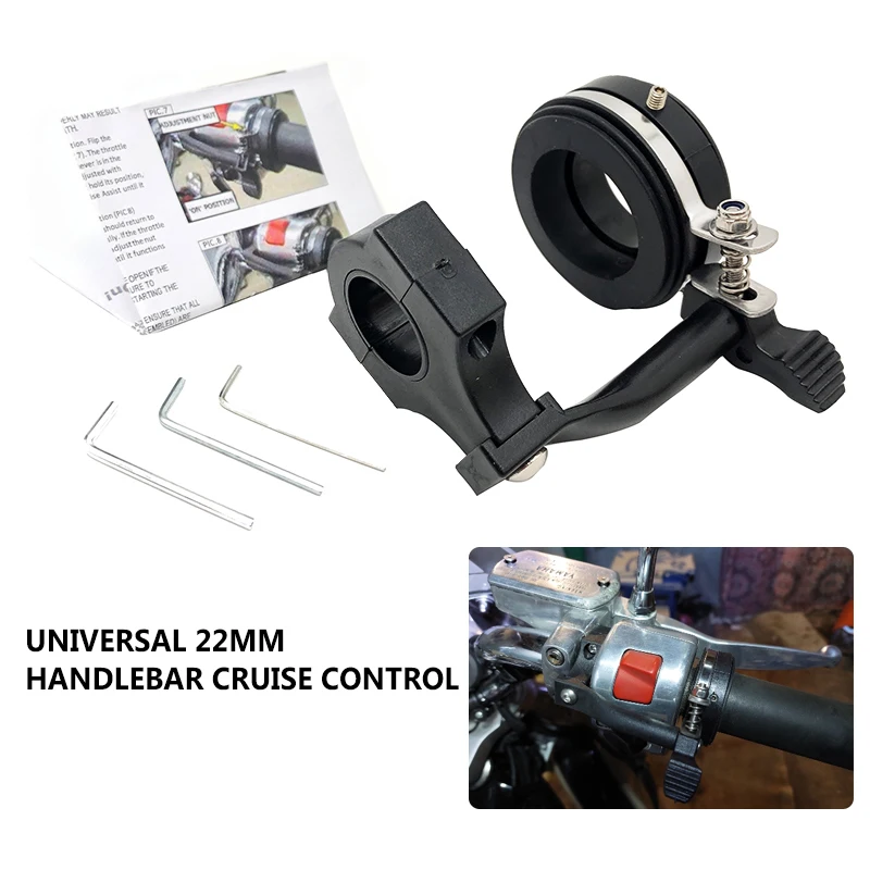 Per Bmw R1200Gs Per Suzuki Dl650 Per Kawasaki Per Honda Universal Cruise Control Moto Throttle Lock Assist Manubrio