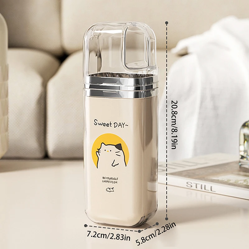 Portable Toothbrush Case And Toothpaste Holder For Travel_voghion.com