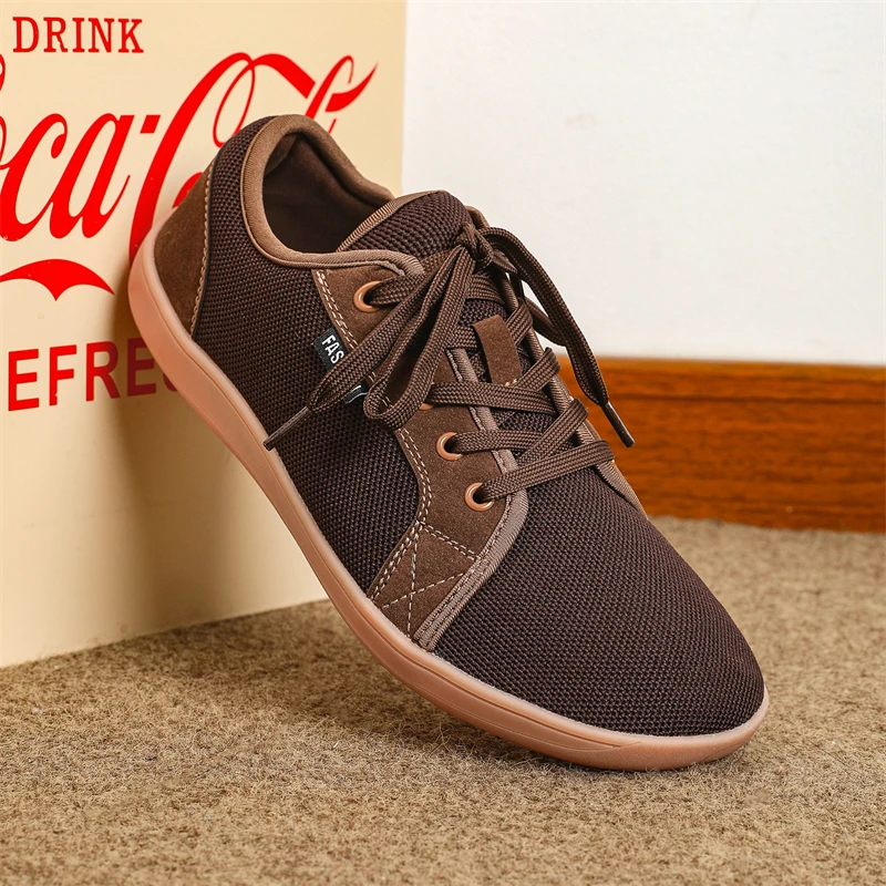 PUAMSS Men's Wide Minimalist Barefoot Shoes Walking Sneakers| Zero Drop Sole Shoes for Men Sneakers 3