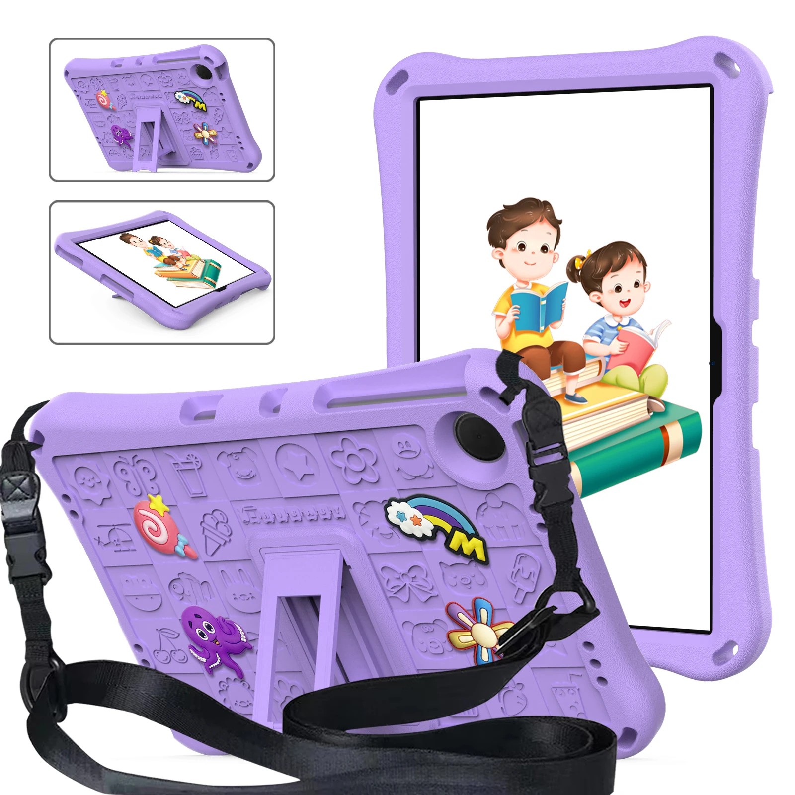 Durable Nontoxic EVA + PC Drop-proof Shockproof Protective Tablet Cover
