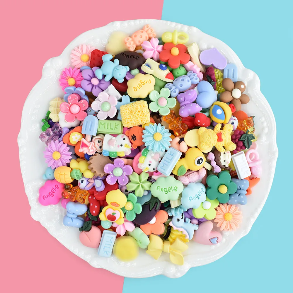 SEWACC 50 Pcs Novelty Flatback Charms – Mini Sunglasses Resin Embellishments For DIY Crafts & Decor