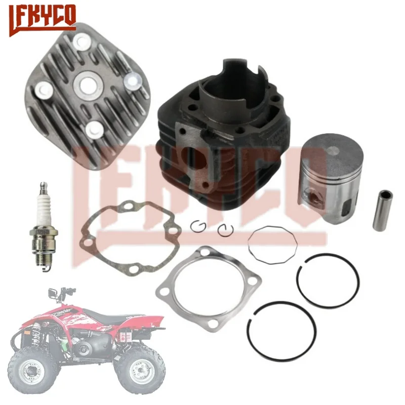 Moto 52Mm Parti Del Motore Kit Cilindro Set Motore 90Cc Per Polaris Predator Scrambler Sportsman 90 Yamaha Jog90 Xh90 Motocblock