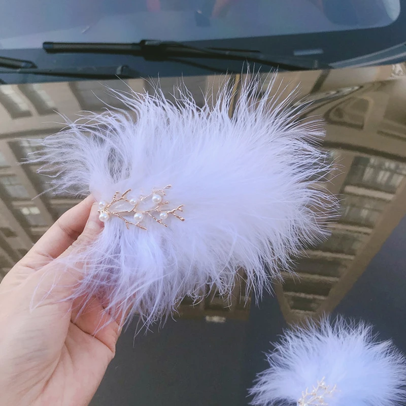 1Pc Fairy Feather Hairpins Hair Clip for Women Girls Fashion Wedding Dance Perform Party Hair Pins Headdress Hair Accessories