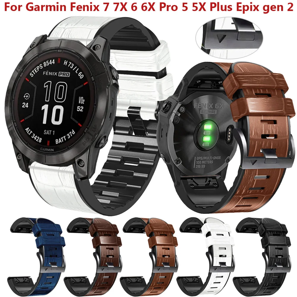 Bracelet Titane Pour Garmin Fenix 7, 6, 5 - Boucle Déployante - 22mm - Luxe Et Léger
