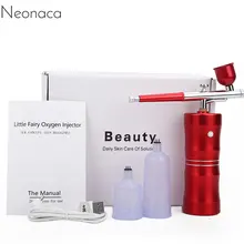 

Rechargeable Water Oxygen Injector Machine Facial Airbrush Sprayer Deep Hydrofacial Machine Fog Mist Sprayer For Nail Art Makeup