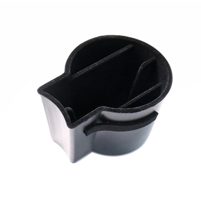 Bottles Durable Single Slot Storage Car Cup Holder Portable Accessories ABS Easy Clean Interior For Tesla Model 3 Y 2021