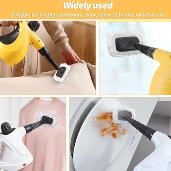 A52Q-Accessori per pulitore a vapore, cuscinetti universali riutilizzabili per scopa a vapore Pulitore a vapore portatile