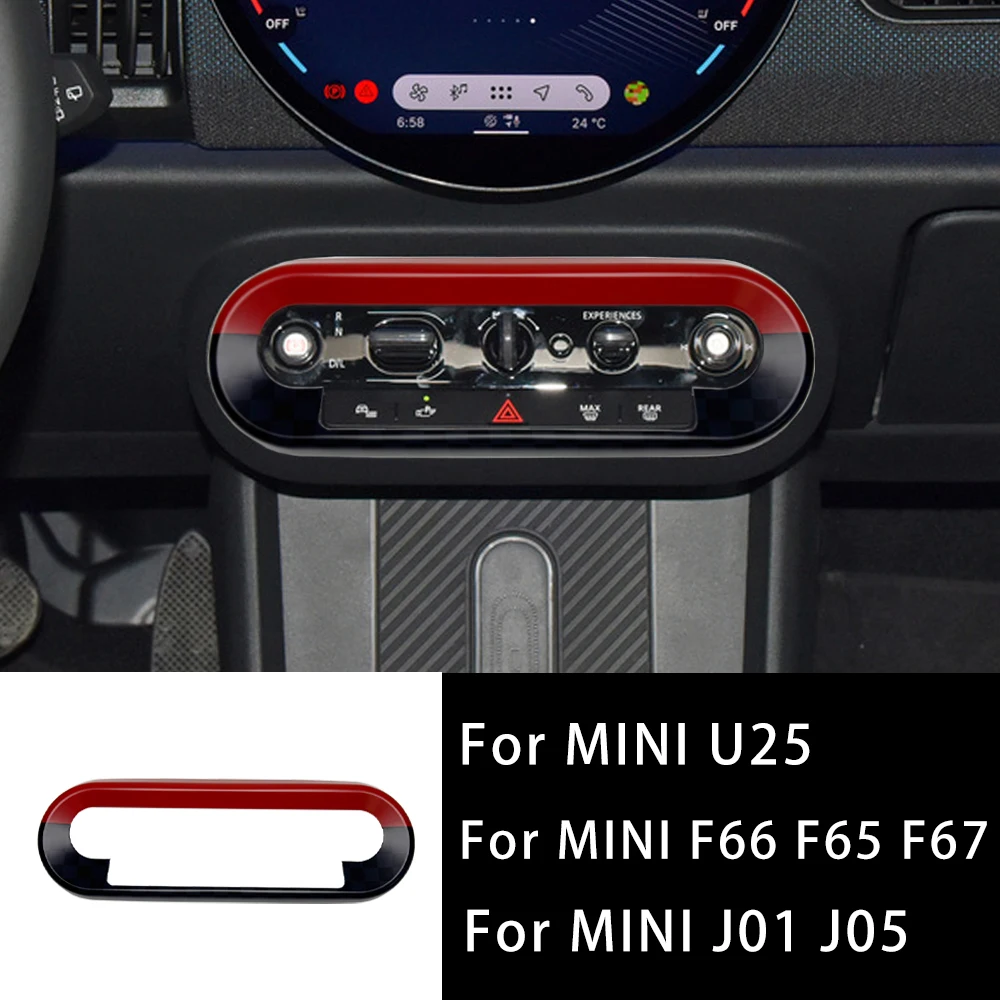 Für Mini Countryman U25 Cooper E SE J01 EV J05 Aceman F65 F66 F67 Auto Zentralsteuerungsknopf Rahmenabdeckung Aufkleber Zubehör – Detail 7
