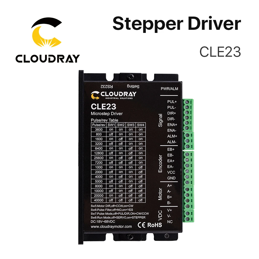 Cloudray Nema 23 Stepper Motor with Encoder 3.0N.m Closed Loop Stepper Motor Driver Easy Servo Driver with 1.5m Free cable — view 5