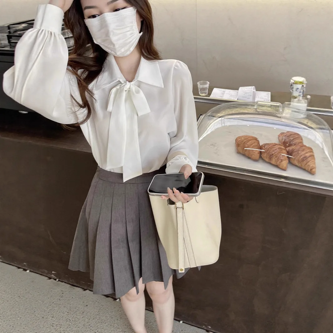 White Lace Women Business Blouse