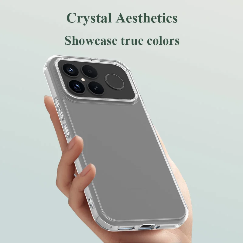 LeReach TOC Transparent TPU Frame with PC Hard Back Cover