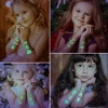 Luminous Tattoo Stickers Temporary Colorful Animal Mermaid Dinosaur Unicorn Space Cute Tattoo Stickers Children's Body 5pcs/Set 3