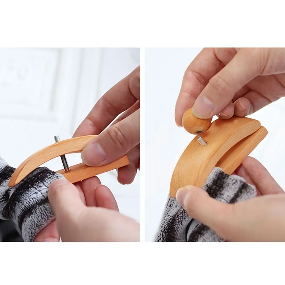 Wooden Quilt Wall Hanger Natural Color Easy Display