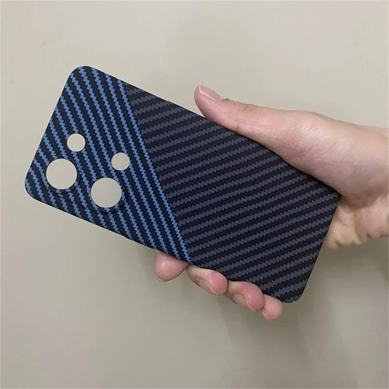 Carbon Fiber Stripe Matte Back Cover - Acrylic Hard PC Case