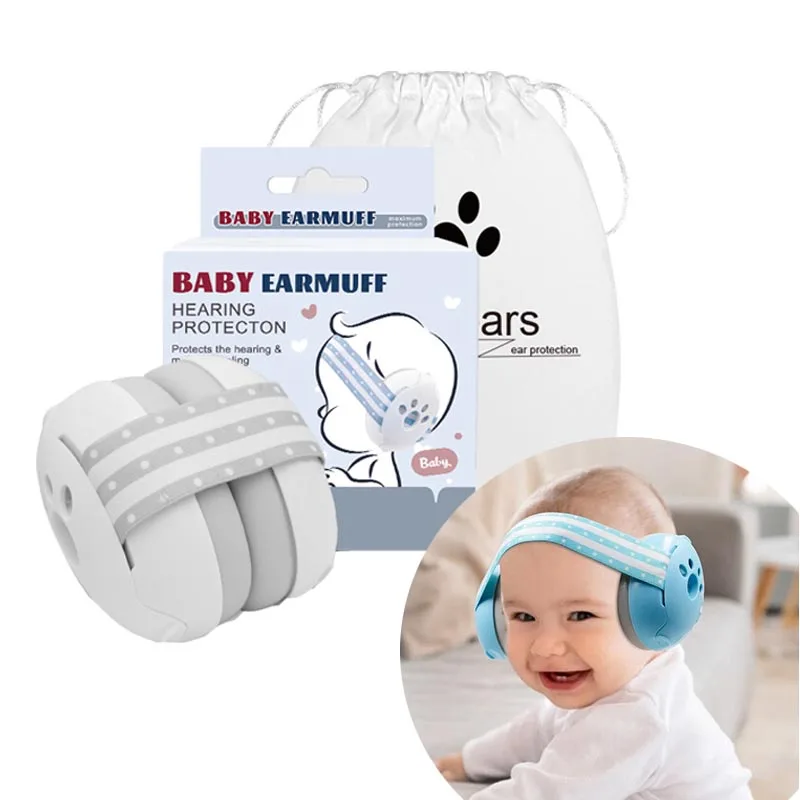 Noise Cancelling Ear Muffs Ear Covers Baby Earmuff Adjustable