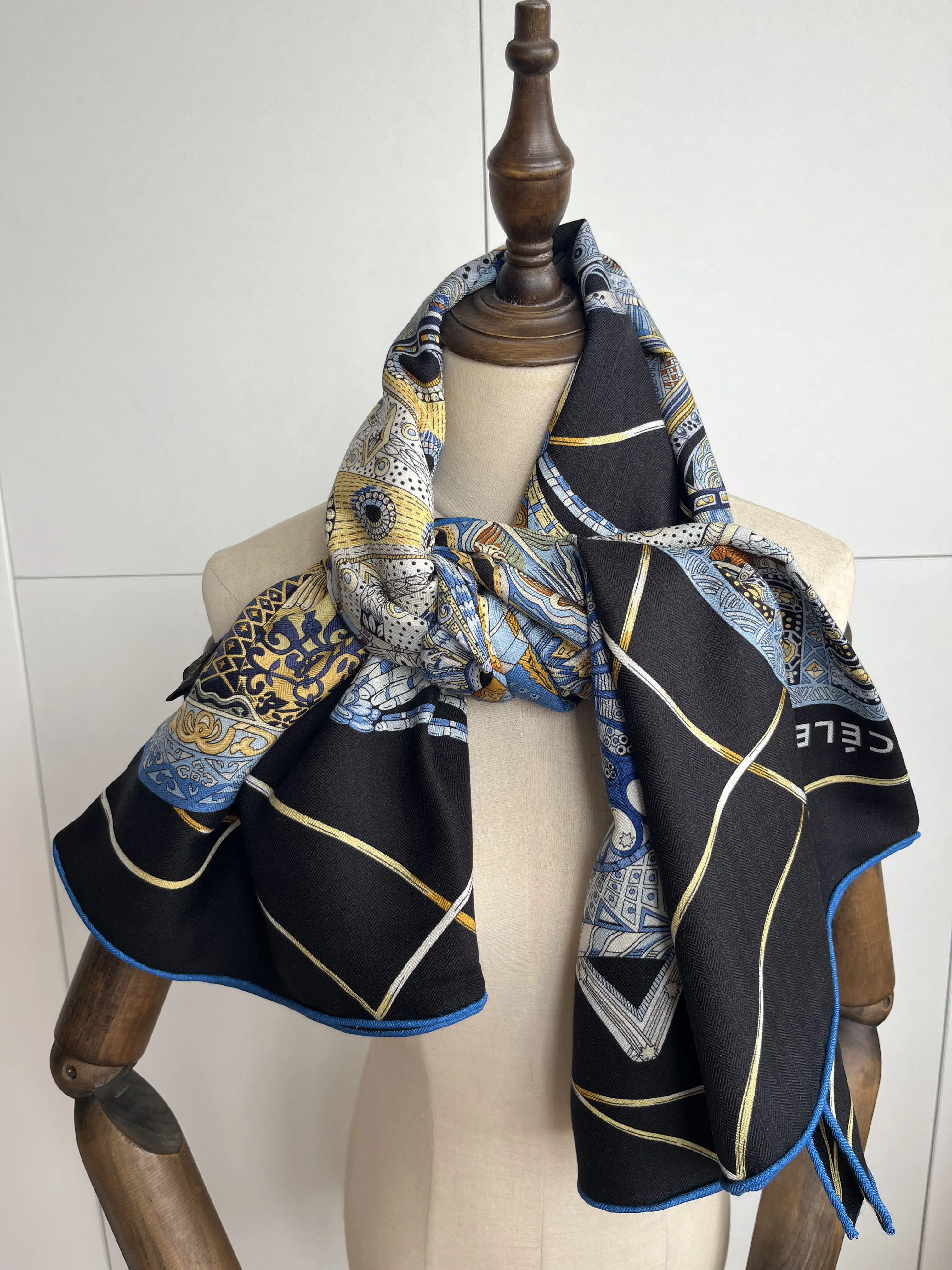 

2023 new arrival autumn winter 140*140 cm scarf 70% cashmere 30% silk scarf wrap for women lady girl gift