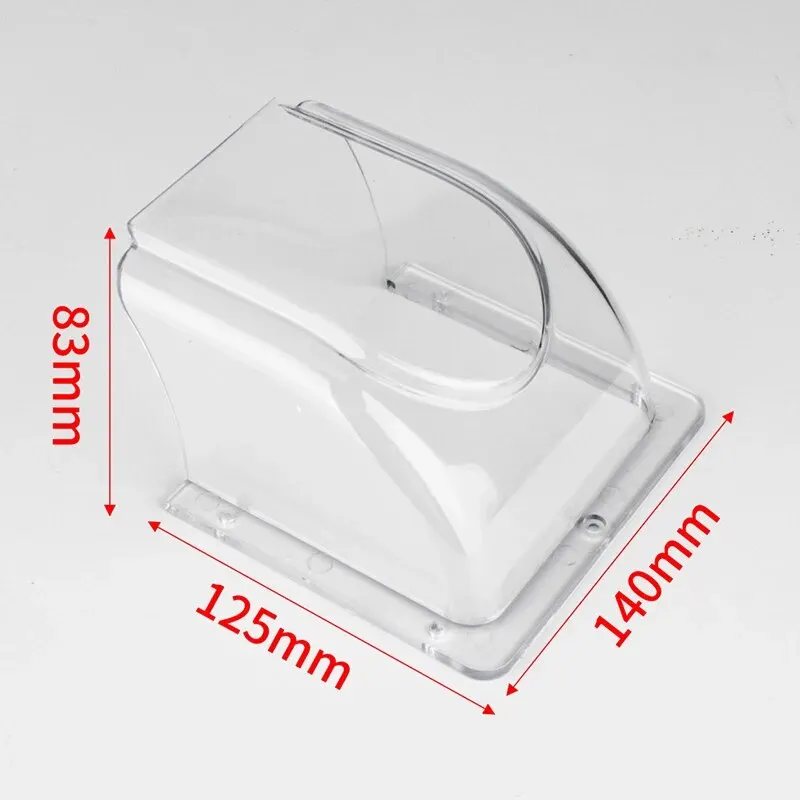 Durable 1pcs Transparent Rain Cover For Access Control Attendance Machine Doorbell Switch Sunscreen Dustproof Waterproof Shell