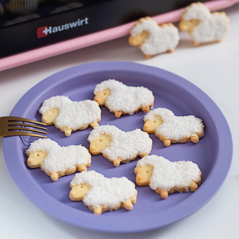 1PC Sheep Shape Cookie Stainless Steel Mold Easter Kitchenware Cookie Cutter DIY Baking Decor Pastry Modelling Tools