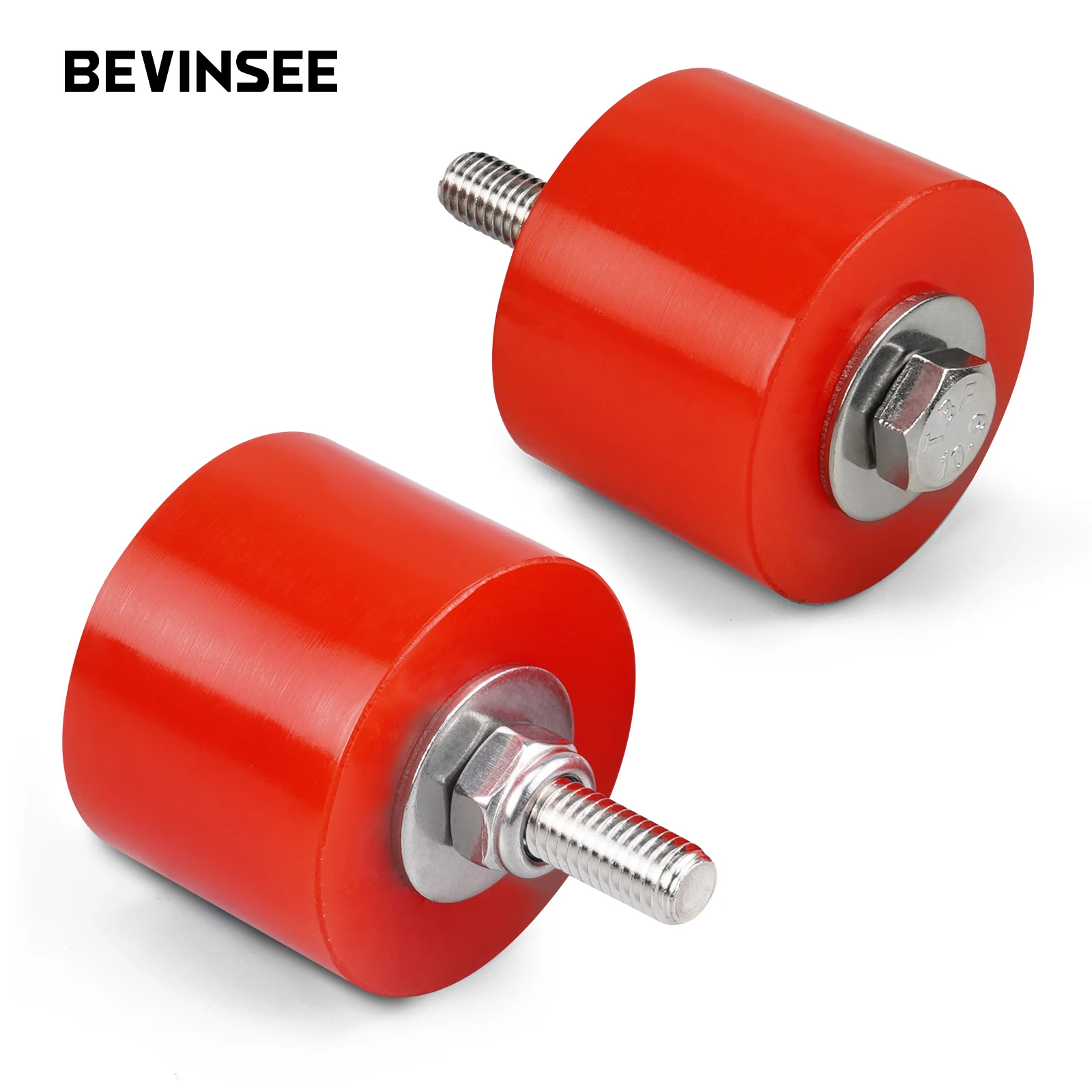 BEVINSEE Poly Transmission Mounts Sets (80A Durometer) For BMW E82 E88 E30 E36 E46 E90 E93 E92 Z3 Z4 22322282340