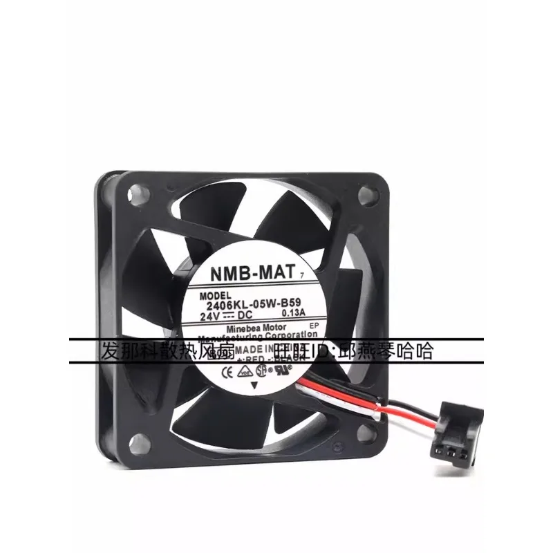 Fanuc 시스템용 쿨러 선풍기, NMB 2406KL-05W-B59 2406KL-05W-B50 A90L-0001-0529/135 냉각 선풍기, DC 24V 0.13A