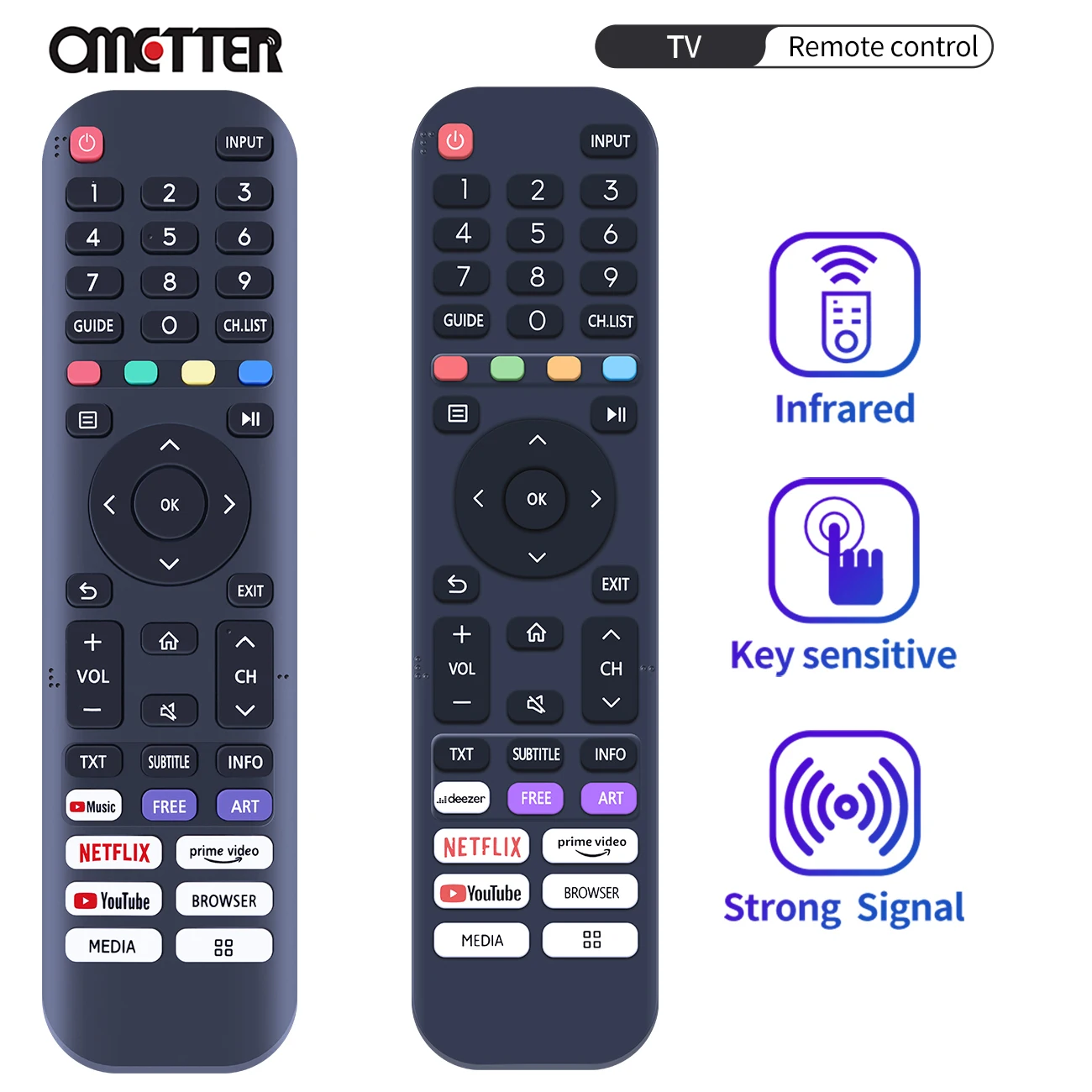 For Hisense En2j30h Vidaa Tv Remote Control En2j30h 70s5 65a7500f