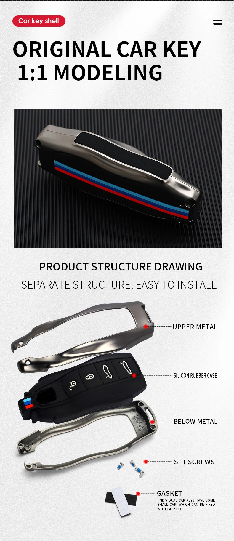 Portachiavi per Auto per Porsche Macan Cayenne 958 911 997 Lepin 996 Panamera 944 924 987 987 gt3 Cayman 987 portachiavi con supporto automatico 10 Portachiavi per Auto per Porsche Macan Cayenne 958 911 997 Lepin 996 Panamera 944 924 987 987 gt3 Cayman 987 portachiavi con supporto automatico - S4cb022d649a74ed6834f928a114d3c6eq