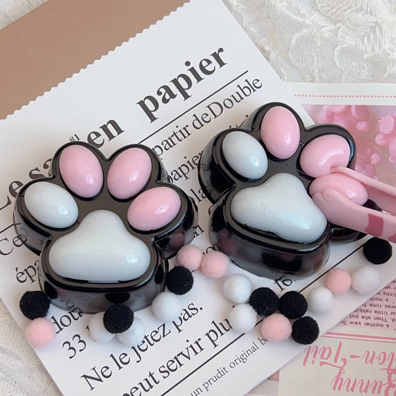 1PC Fish Bone Black Cat Paw Squeeze Prop TPR Sensory Toys Silicone Pinch Antistress Foot Decompression Toy For Kids Adults Gift 3