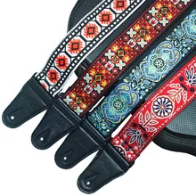 

Adjustable Embroidered Pattern Guitar Strap Cotton High Quality Folk-Custom GuitarFor Folk/electric/Classical /acoustic Guitar