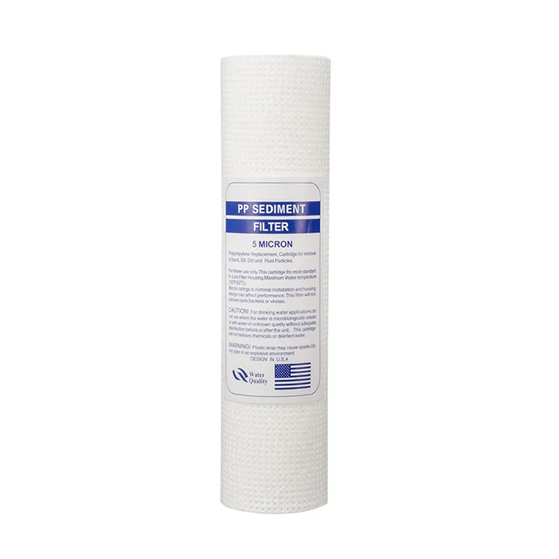 Needle Punched Pp Cotton 5 Micron 10 Inch Filter Element Is Suitable for Primary Filtration Equipment Household Water Purifier
