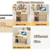Reception Desk, Front Desk, Retail Counter with Drawers, Cash Register Counter for Checkout, Lobby, Salon, Retail, Modern Large 3