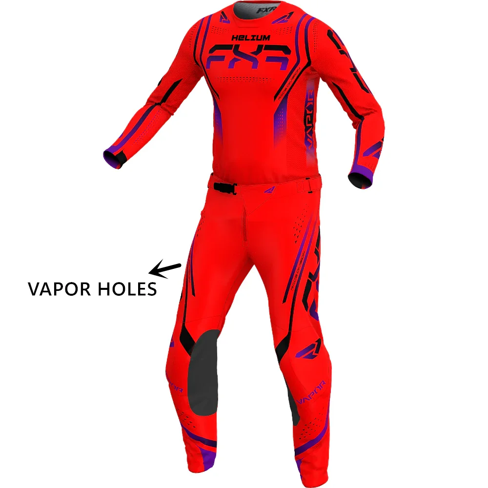 Motocross gear set.06 Helium FXR Motocross Gear Set Moto Clothing Off Road Jersey Set ATV kit Breathable Dirt Bike Combo Suit