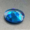 Natural Blue Sapphire Deep Blue Oval Shape Cut Loose Gemstone Synthetic Gems For Jewelry 5