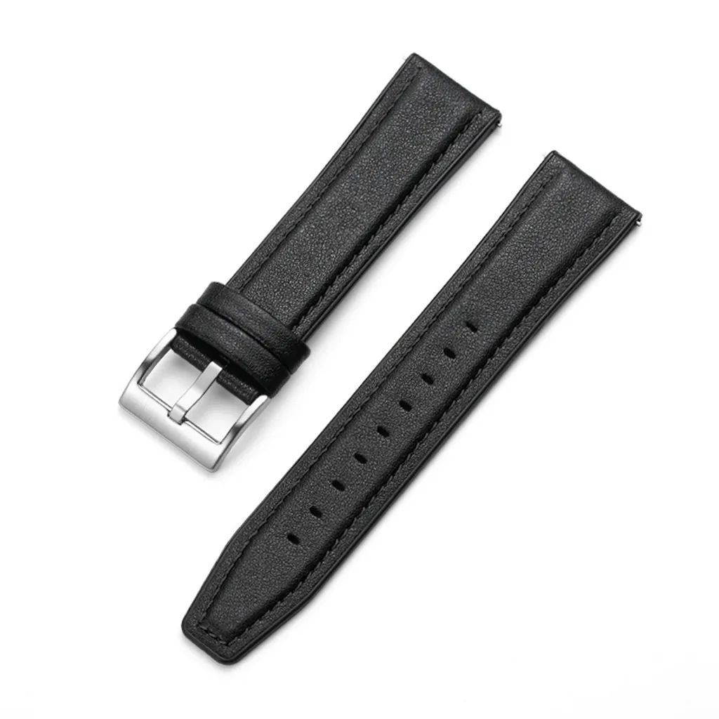 Premium Calfskin Leather Watch Strap – Soft, Unisex Wristwatch Accessory