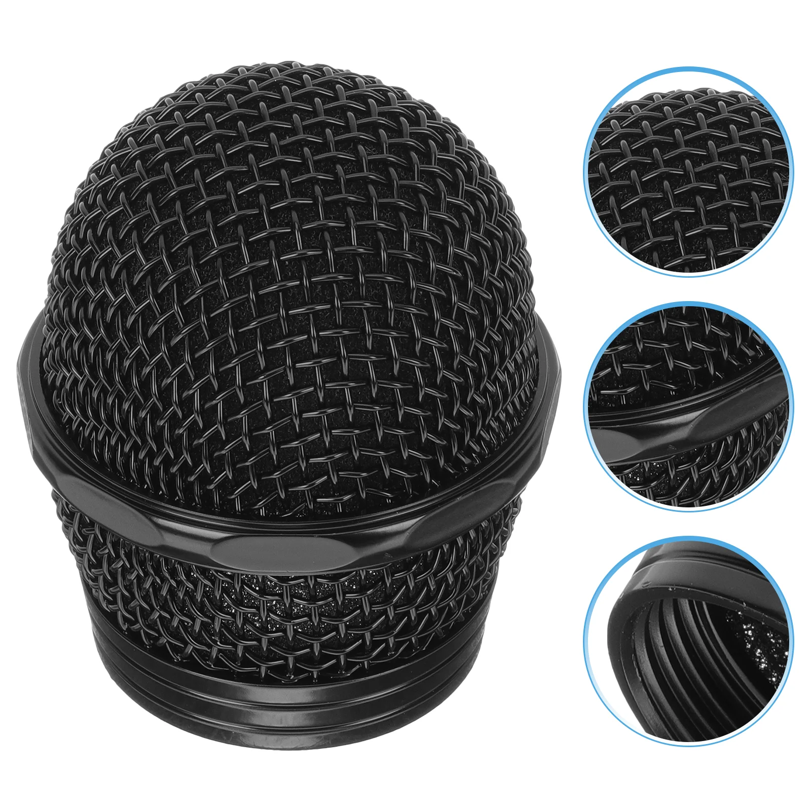 

Metal Mic Ball Head Professional Metal Mic Replacement Head Microphone Supply