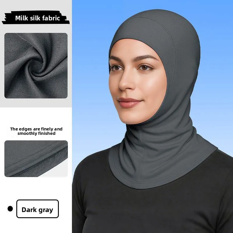 1 oder 2 Stück Modal-Unterwäsche für Damen, Kopf- und Hals-Kinnbezug, islamischer Stretch-Strickschal, Mütze, Kopftuch mit sofortiger Innenseite – Detail 5