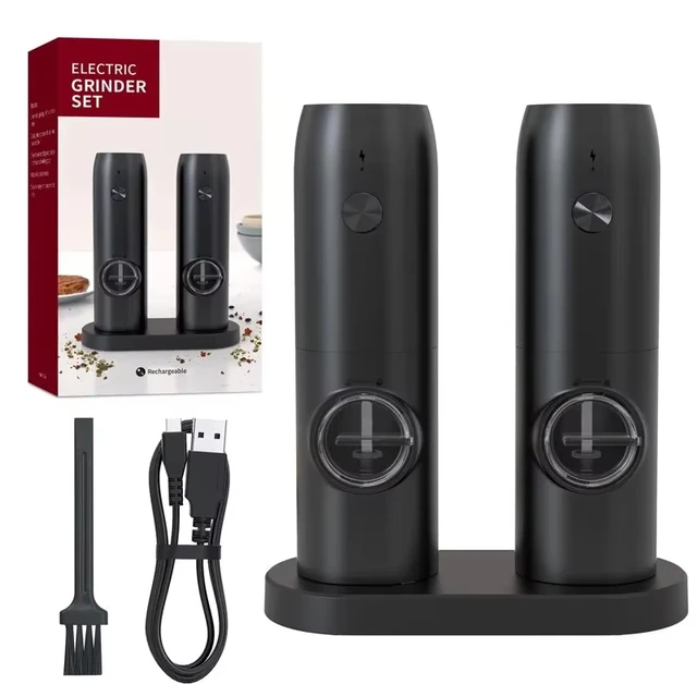 USB Rechargeable Salt & Pepper Grinder 6