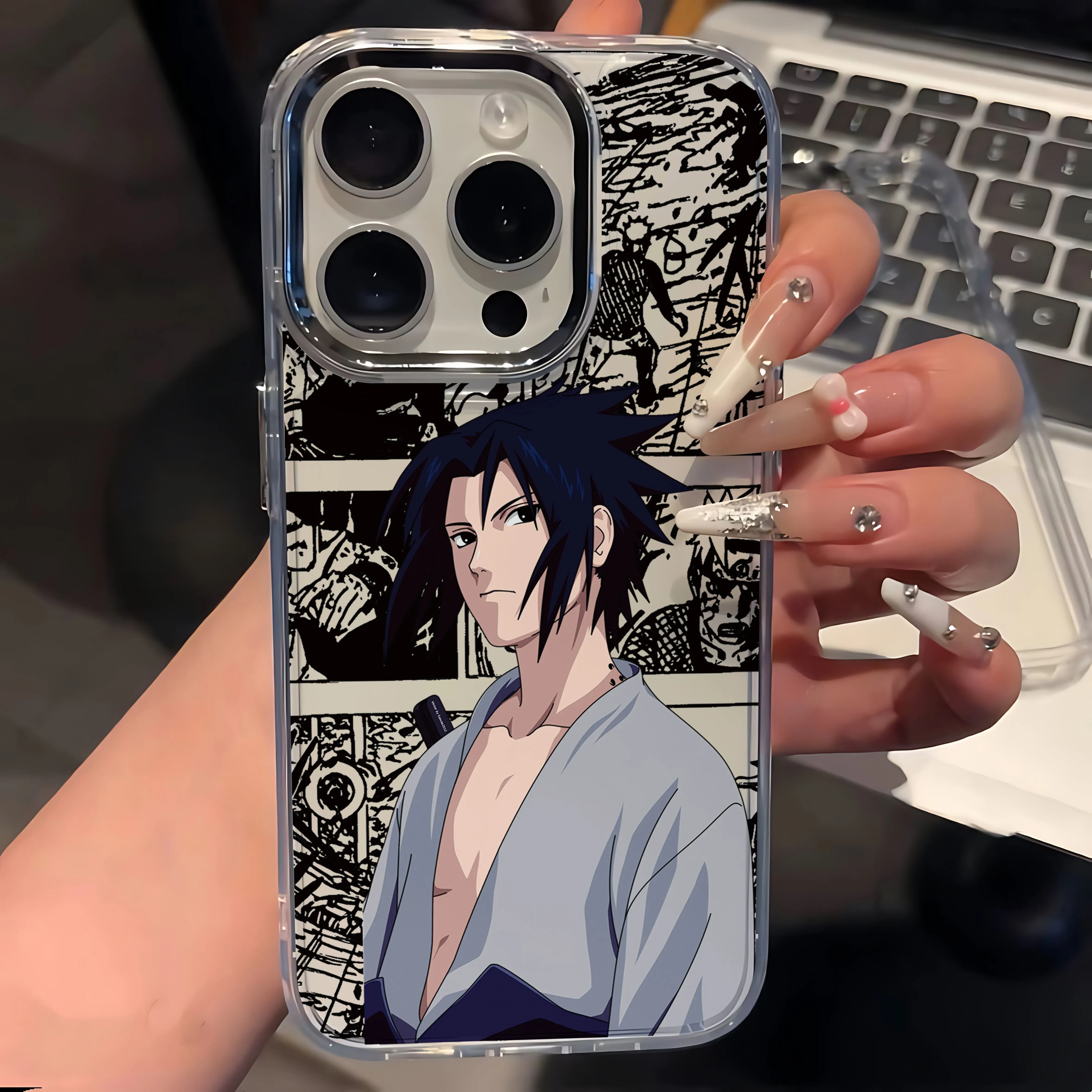 Vibrant Anime Naruto-Themed Soft Phone Case