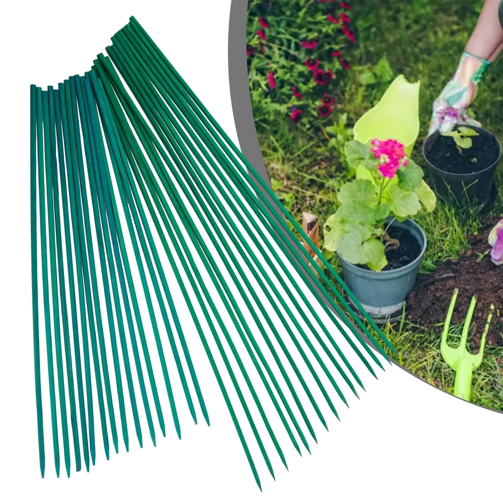 Bamboo Plant Support Sticks 30Pcs for Climbing Plants