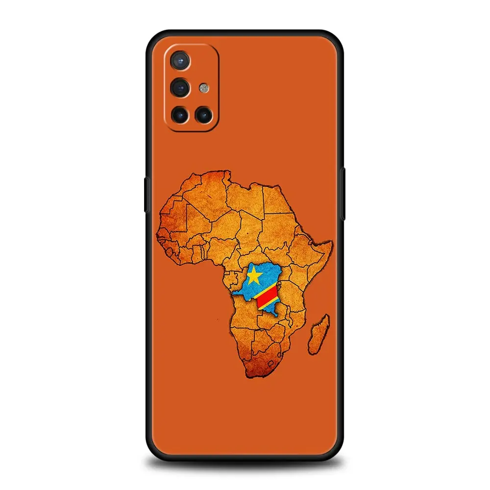 Congo Flag Soft Black Phone Case