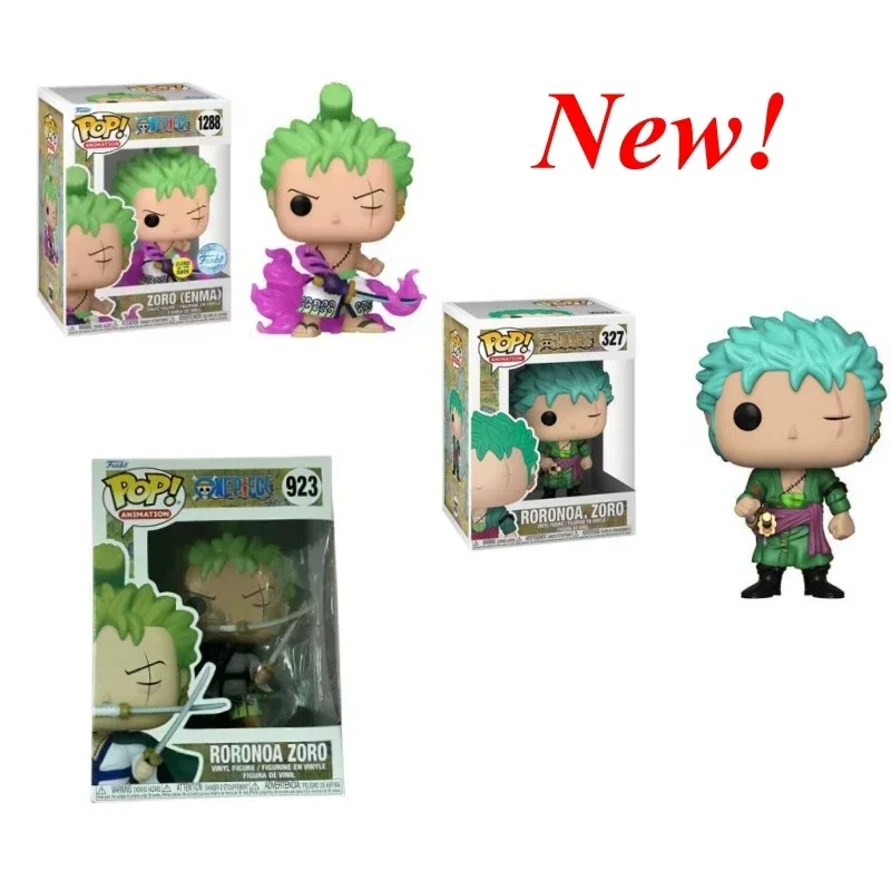 thumbnail image 4 of FUNKO POP ONE PIECE más nuevo Glows #327 Zoro (ENMA) #1288 Roronoa Zoro #923 Figura de acción de modelo de personaje Juguetes para niños Regalos, 4 of 5