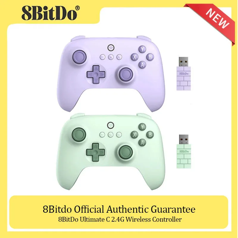 

8BitDo Ultimate C Wireless 2.4G Game Controller for PC,Windows 10,11,Steam Deck,Raspberry Pi,Android (NO Charging Dock)