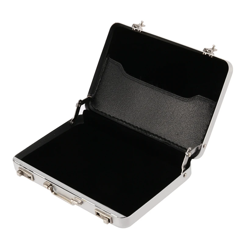 Aluminum password box Card Case Mini suitcase Password briefcase
