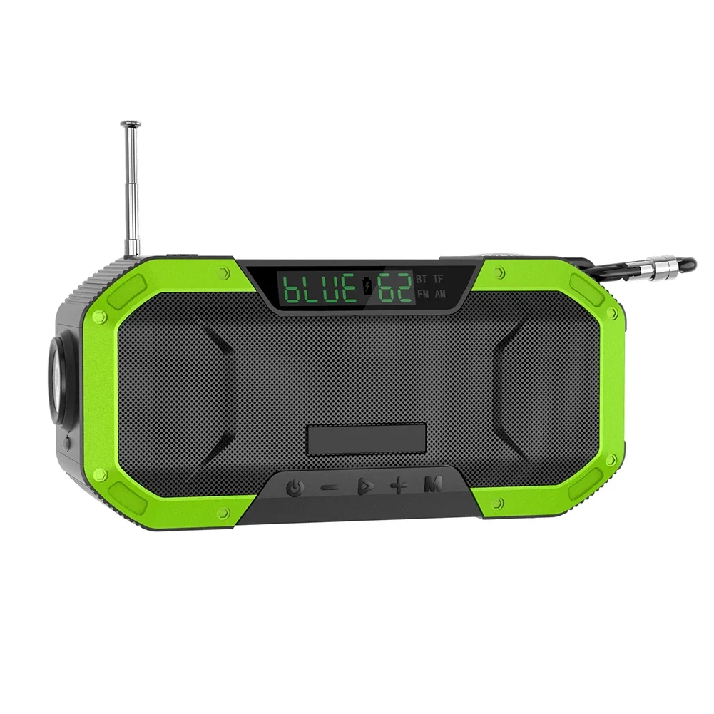 Powerful Emergency Radio With Hand Crank For Off Grid Power On The Go